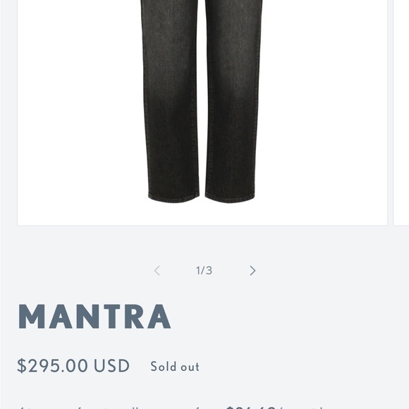 Daily Blue Mantra Denim Wide Barrel in Onyx Wash lButton Fly Jeans AG NEW - Picture 2 of 16